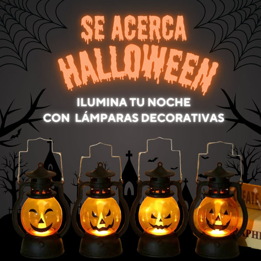 Lámpara de calabaza de Halloween