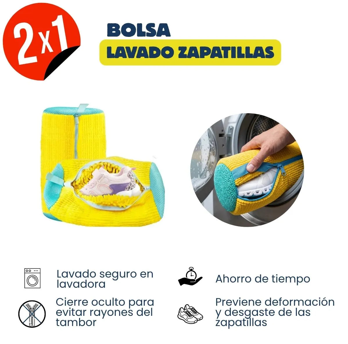 Bolsa para lavar zapatillas