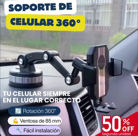 Soporte de Celular Universal con rotación 360°