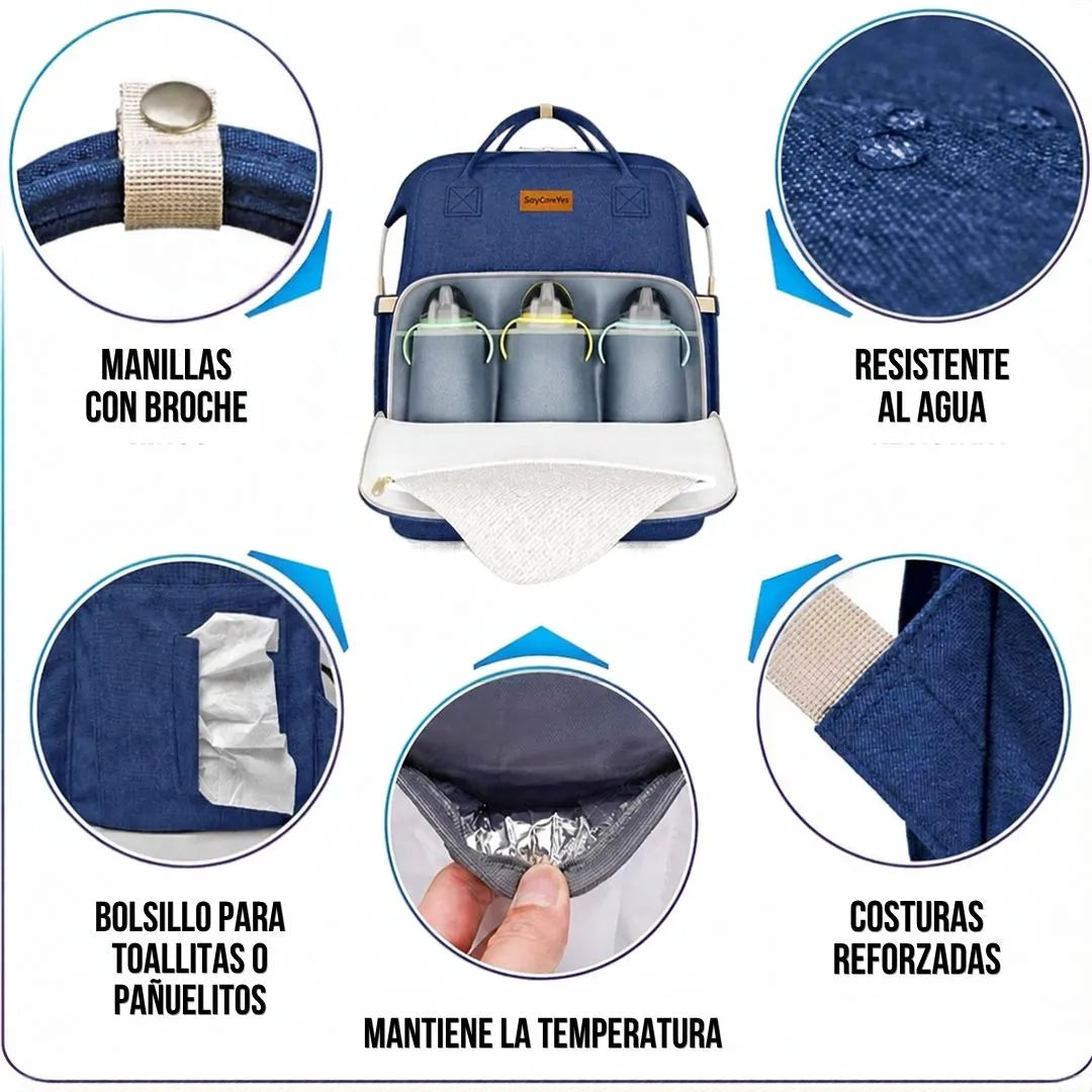Mochila Pañalera Multifuncional