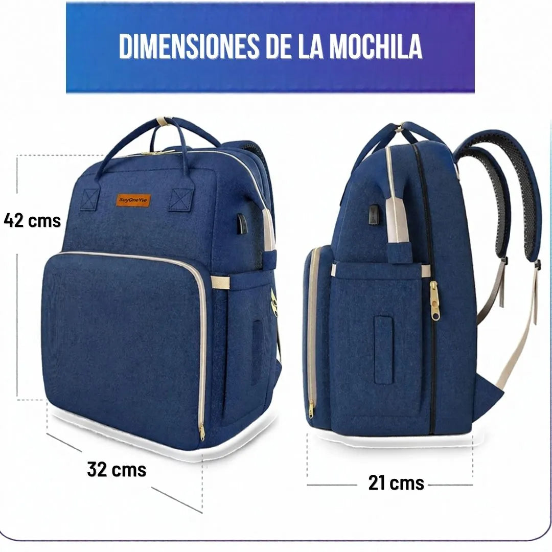 Mochila Pañalera Multifuncional