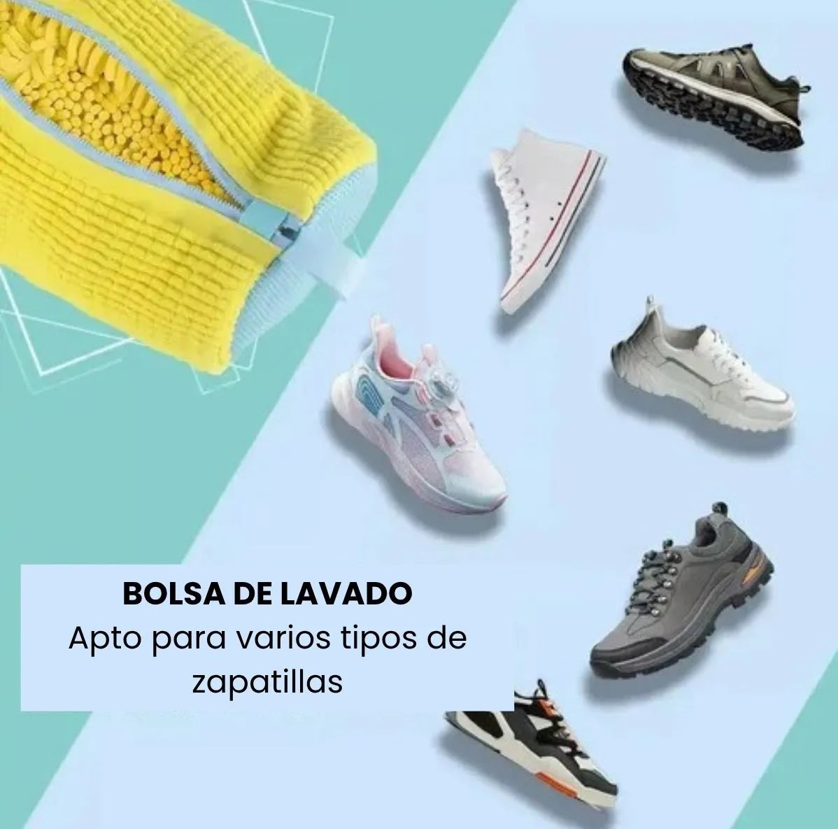 Bolsa para lavar zapatillas
