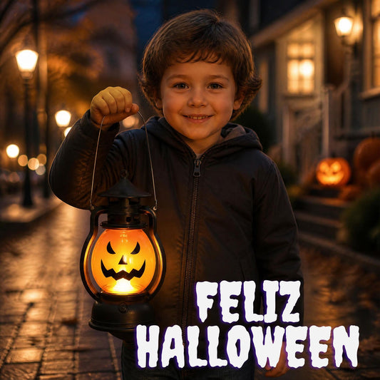 Lámpara de calabaza de Halloween