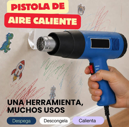Pistola de Aire Caliente 2000w